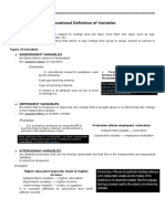 Operational Definition of Variables: What Is A Variable?