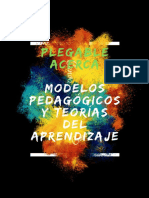 PLEGABLE ACERCA Modelos Pedagógicos y Teorías Del Aprendizaje PDF