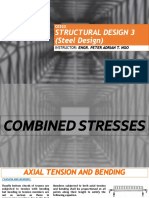 Ce522 - Week 14-15 Combined Stresses (Axial Tension and Bending)