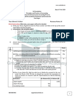 07-06-2020 CA Foundation Accounts Test Question