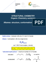 Structural Chemistry Organic Chemistry Summary Alkanes: Structure, Conformations, Properties