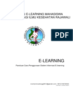 Panduan E Learning Mahasiswa PDF