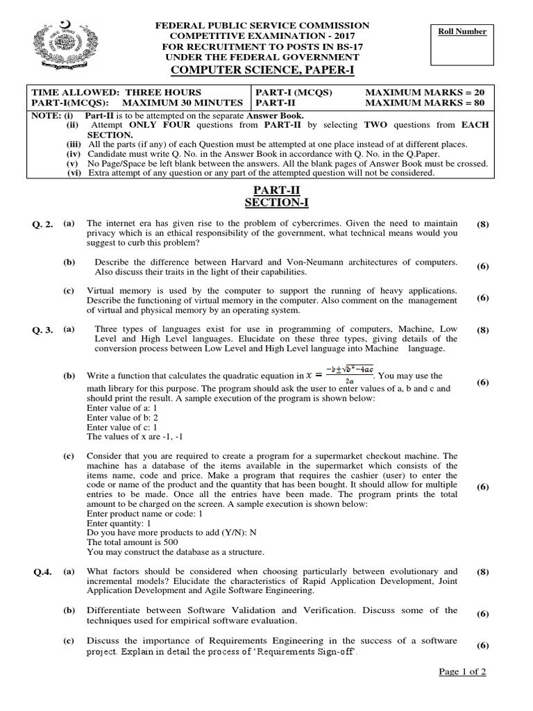 Computer Science 2017 PDF | PDF | Computer Program | Programming