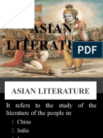 Asian Literature: A Guide to Major Works and Authors