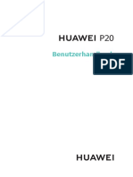 HUAWEI P20 Benutzerhandbuch (EML-L09&EML-L29, 01, DE) PDF