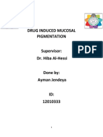 Drug Induced Mucosal Pigmentation..