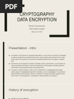 Cryptography Data Encryption: Bhaskar Kakulavarapu ISACA-Detroit Chapter