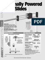 Externally Powered Base Slides: Technical Specifications: Mounting Information