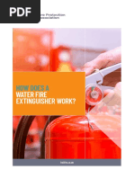 How Does A Water Fire Extinguisher Work