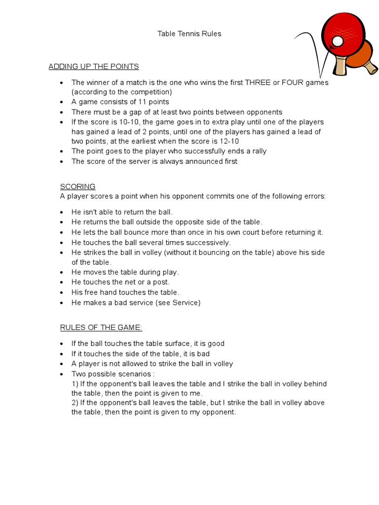 Table Tennis Rules Volleyball Table Tennis Table Tennis Rules Volleyball Table Tennis