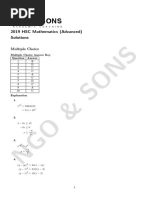 HSC 2019 Solutions 2U