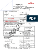Formula Sheet Physics Final PDF