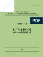 Battlespace Management: Army Field Manual Volume 1 Combined Arms Operations