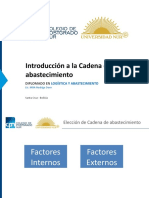 3. Intro SCM 1  diplomado Nur - Clases de Cadenas.pptx