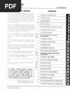 GL500-650 Service Manual - Full PDF | PDF