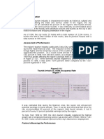 2.11 Tourism 2.11.1 Existing Situation: Assessment of Performance