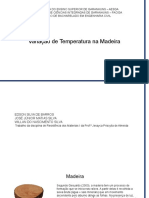 Variação de Temperatura Na Madeira