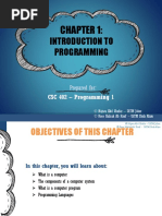 Intro To Programming PDF