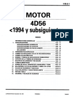 Manual de 4D56 1994 Al 2005 PDF
