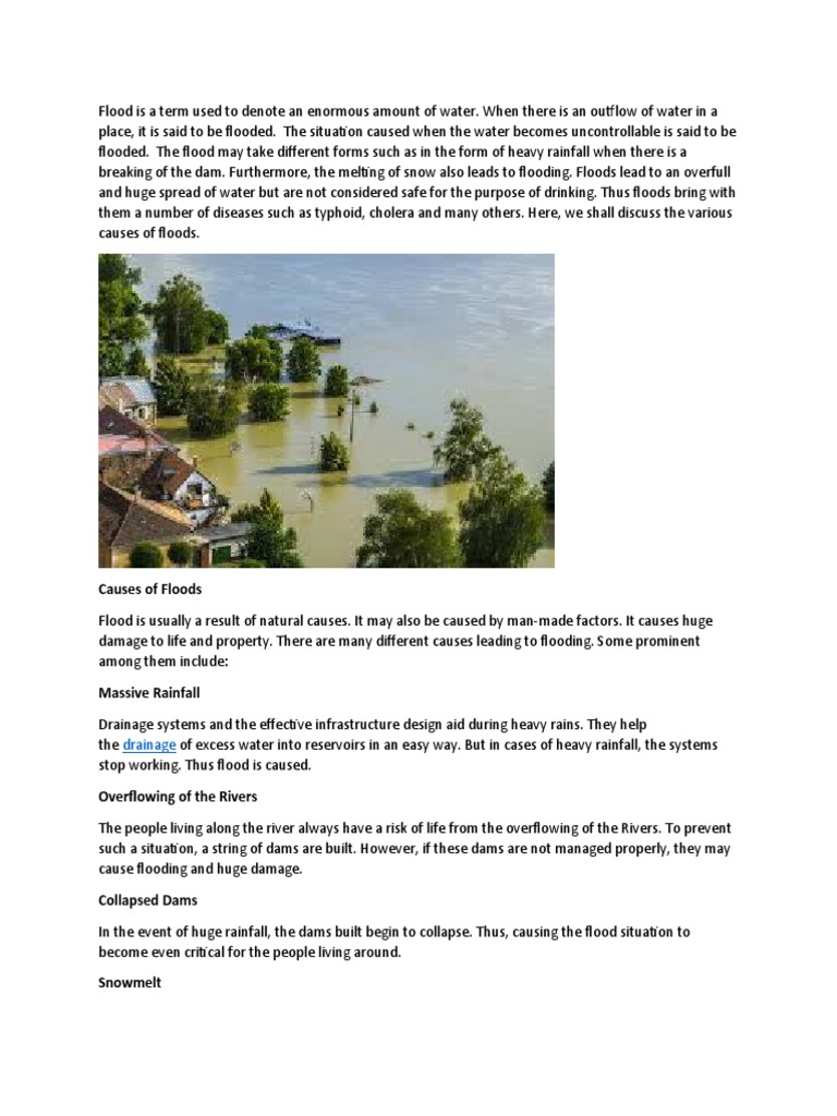 Understanding Flood Causes and Effects | PDF | Stream | Flood