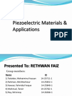 Piezoelectric Materials & Applications