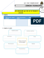 Ficha de Campo II CIENCIA Y TECNOLOGÍA PDF