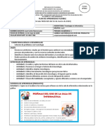 Plan de Aprendizaje Flexible Tecnología e Informática - 4°