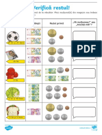 Verifica Restul - Fisa de Lucru Cu Posibilitate de Completare Digitala PDF