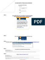 Steps For Faculty Members To Merge Courses On Blackboard Step 1: Log Onto The CUNY Portal