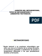 2.-Tipos de Metamorfismo, Agentes y Ambientes Tectónicos PDF