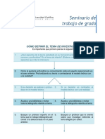 Cómo Definir El Tema de Investigación PDF
