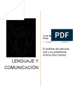 2.el Análisis Del Discurso Oral y Su Enseñanza.