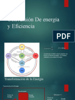 Conversión de Energía y Eficiencia