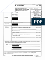 Nowak Personal Financial Statement