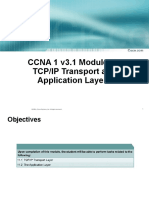 CCNA 1 v3.1 Module 11 TCP/IP Transport and Application Layers