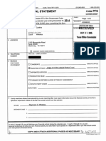 Cynthia "Cindy" Wheless Personal Financial Statement