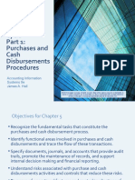 The Expenditure Cycle Purchases and Cash Disbursements Procedures