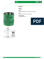 Screw Rest With Flat Face, Steel: Description