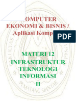 Materi 12 - Infrastruktur Teknologi Informasi II