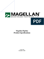 Magellan Pipeline Product Specifications