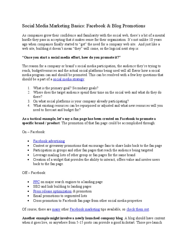 Social Media Marketing Strategies Explained | PDF | Social Media ...