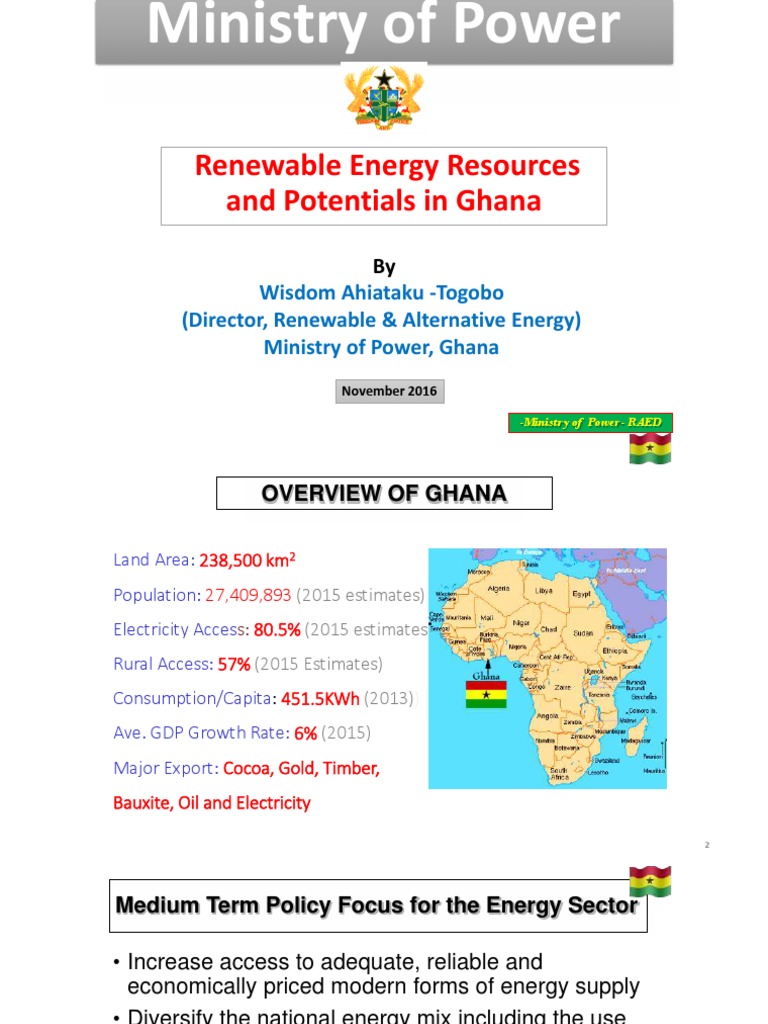 Ghana's Renewable Energy Strategy | PDF | Renewable Energy | Solar Power