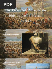 Evidences of The First Mass in The Philippines in Masao, Butuan