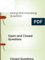 Asking and Answering Questions