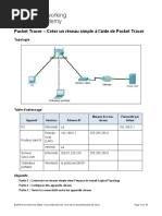 Guide d'utilisation de Cisco Packet Tracer | PDF | Télécommunications ...