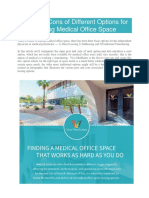 Pros and Cons of Different Options For Leasing Medical Office Space PDF