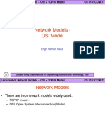 Network Models - OSI Model: Engr. Usman Raza