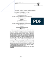 A Study On Juvenile Justice System in India Before and After NIRBHAYA Case