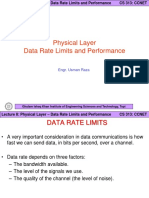 CCNET Lect 8 Data Rate LimitsPerformance PDF