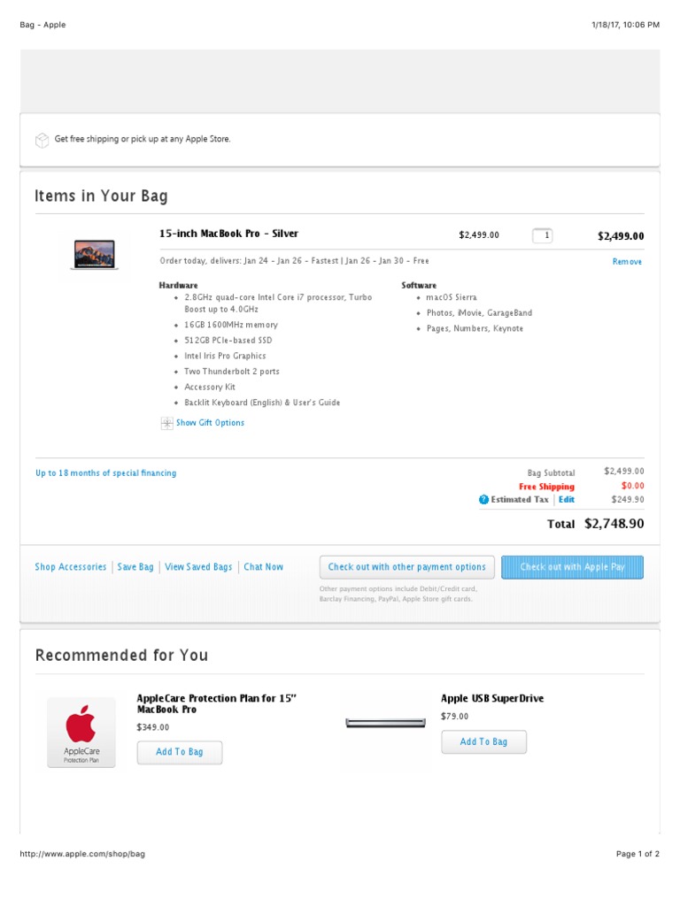 Apple Store Receipt PDF PDF Point Of Sale Apple Inc.